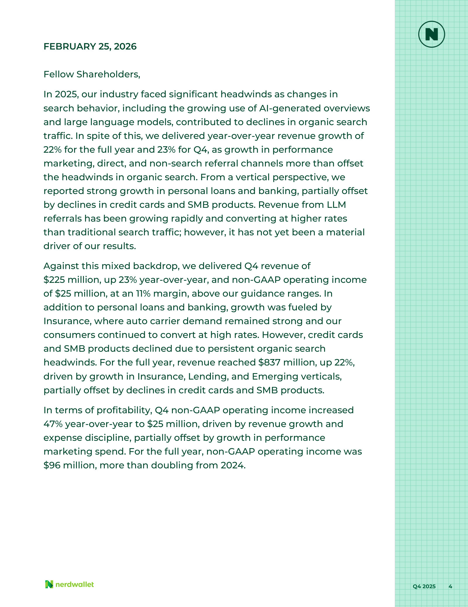 The central 2025 problem stated plainly: AI overviews and LLMs cut organic search traffic; paid and direct channels more than offset it.
